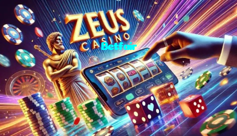 Betfair casino presented on mobile device in Pakistan with slots and live games